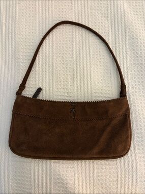 J. Crew Brown Suede Shoulder Bag